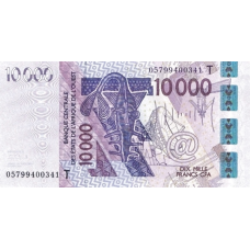 P818Tc Togo - 10000 Francs Year 2005